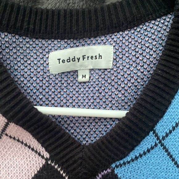 Teddy fresh 2021 Argyle Sweater - Picture 2 of 5